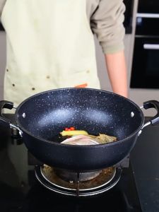 Soup Pot Non-stick pan Covered Clay pot Stone Pot with Lid Household Kitchen Cookware Suitable for Cooking Sour Soup Compatible with All Stoves Including Induction