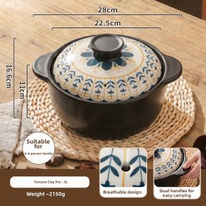 SHELI | Nordic Style Durable Heat-resistant Pot