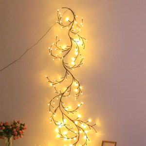 ✅100% Original Smilee Branch Vine Lamp For Room Wall Light Christmas Holiday Decor Tree Lamp Bedroom Light