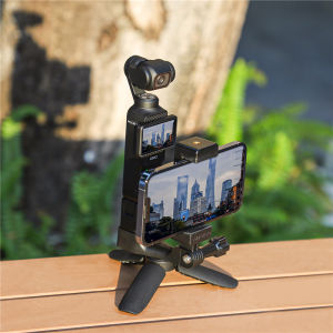 Front Frame Phone Holder for DJI OSMO Pocket 3 Cold Shoe Mount Foldable 1/4 Screw Adapter Camera Accessories
