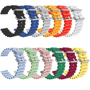 Ocean Strap For Samsung Galaxy Watch 8 Classic 46mm 40mm 44mm Ultra 2025 Smart Watch Silicone Replacement Bracelet WatchBand