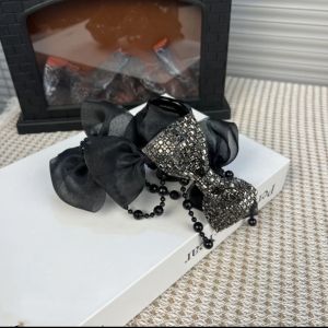 กิ๊บติดผมรูปฉลามขนาดใหญ่ประดับโบว์ผีเสื้อ ตกแต่งผมสไตล์ไฮโซ เครื่องประดับผมแฟชั่นอเนกประสงค์ ใหม่ล่าสุด