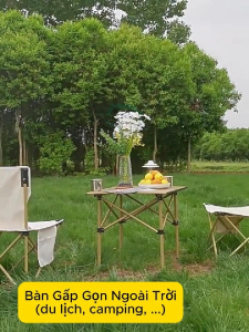 Bàn Gấp Gọn Dã Ngoại Du Lịch Camping Mini Siêu Gọn Nhẹ Khung Sắt Hợp Kim Nhôm Dùng Ngoài Trời