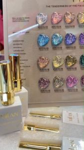 Set Milan 24 สีทาเล็บเจล โทนลูกแก้ว แฟลชกลิตเตอร์ ยอดฮิต สีสวยมาก แถมชาร์ตสีฟรี