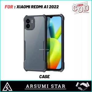 CASE XIAOMI SERIES HARDCASE ARMOR TPU SHOOKPROF TRANSPARAN CASING XIAOMI REDMI A1 2022 SOFT CASE TRANSPARAN
