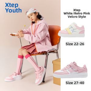 XTEP | Fall New Arrival Black White Sports Casual Childrens Shoes