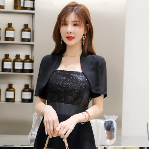 Plus Size All-Match Cardigan Chiffon Small Coat Dress Shawl