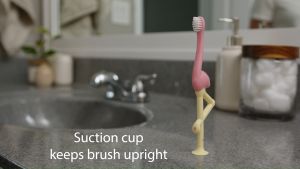 [ HG058 ] Bàn chải đánh răng Dr.Browns hình con hồng hạc cho trẻ từ 1-4 tuổi