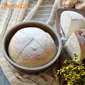 CHEFMADE 6 Inch Round Cake Pan Champagne Gold Cake Bread Mold Baking Utensils Baking Mould Non Stick Cake Tin WK9031