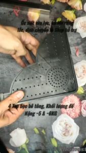 Kệ máy giặt cửa ngang Chân máy giặt chống rung đa năng điều chỉnh kích thước Trụ bọc bê tông chịu tải 400kg