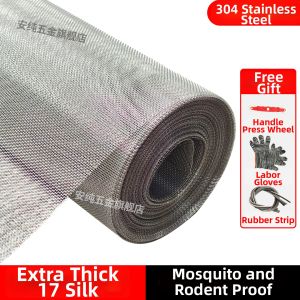 ANCHUN | 304 Stainless Steel Window Screen for Mosquitoes Rats and Cats