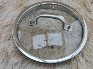 High End Tempered Glass Pot Lid for Wok Soup Pan Multi-Specification Kitchen Cooking Utensils Accessories 16-36cm