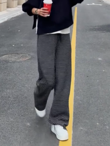 MANMI | Stripe Casual Loose Pants