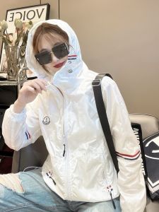 Áo Khoác Chống Nắng Mỏng Thoáng Khí Mùa Hè Áo Khoác Ngoài Thường Ngày Cho Nữ Áo Khoác Ngoài Hai Lớp Có Mũ Trùm Đầu Dài Tay