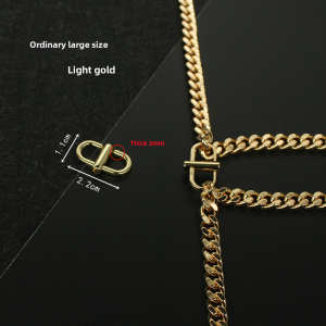 Hong Xing Short Buckle Length Adjustable Bag Strap Recommended by Red Book No Fading Multilayer Electroplating