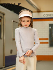 Floral Edge Childrens Long Sleeve T-shirt