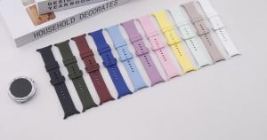 Bracelet For Samsung Galaxy Watch 9 8 Strap 44mm 40mm Sport Silicone Belt Correa Galaxy Watch 8 Classic 46mm Original 1:1 Band