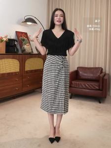 V-neck Tassel Decorative Fitted Solid Color Chiffon Shirt