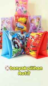 Pelampung Renang Tangan Anak Set Kanan Kiri / Pelampung Ban Lengan Tangan Aksesories Renang Motif Karakter