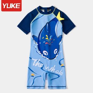 Bộ Đồ Bơi Bé Trai Yuke Liền Thân Khô Nhanh