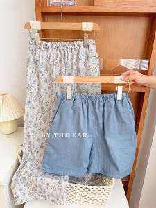 กางเกงนอนผ้าฝ้ายลายกระต่ายฤดูร้อนฤดูใบไม้ร่วงสำหรับผู้หญิง กางเกงขาสั้น กางเกงขายาว ผ้าฝ้ายสองชั้น ทรงหลวม ใส่อยู่บ้าน ลำลอง