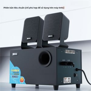 Loa Nghe Nhạc Máy Tính Để Bàn Có Dây Kết Nối Bluetooth USB Thẻ Nhớ Có Nguồn Lực Nhỏ Tác Động Đến Máy Tính Xách Tay