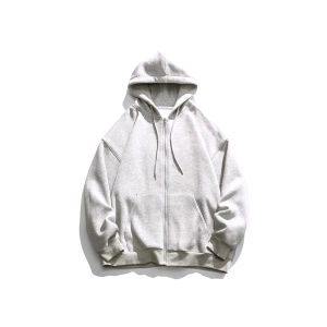 SHUQINGLAI | Womens Loose Hoodie for Petite 2025 Spring Autumn Casual Korean Style Open Coat with Zipper