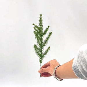 Artificial Pine Christmas Branch | Realistic Evergreen  for Christmas Tree & Holiday Decorations