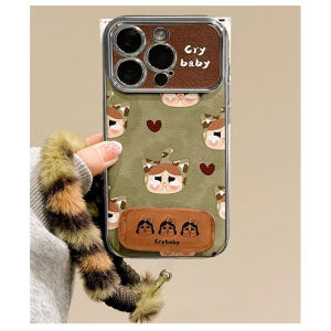 Leiland Blue Bottom Cry Baby Creative Stand Phone Case for OnePlus Ace5 Ace5Pro Oneplus 13 12 11 Ace2V Ace3 Autumn Winter 15 Lanyard Female Ace6