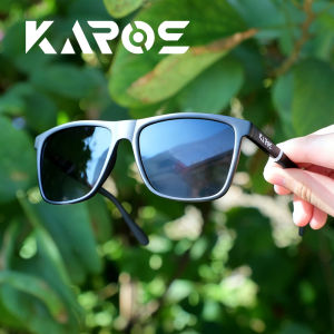karos | Karos Classic Polarized Sunglasses Square Vintage Driving Glasses Colorful Coating Lens Fishing Eyewear for Men Women YZ2015