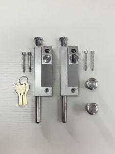 Wooden Door Floor Spring Bolt Lock Zinc Alloy Floor-standing Mortise Lock Door Bolt Floor Latch