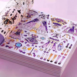 JIFANPAUL | DIY Educational Toy Book Princess Dress-up Stickers