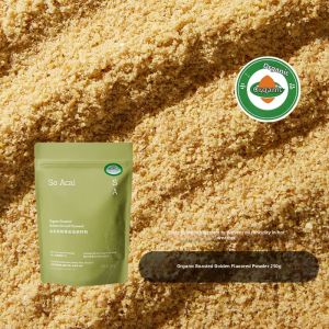 SO ACAI | Organic Golden Flaxseed Powder Ready-to-Eat Fiber Supplement