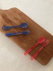 HARIBO spoon+ fork set// sendok garpu cute sendok murah garpu impor alat makan anak2 korean style