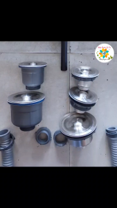 Bầu xả thoát nước cả bộ chậu rửa bát INOX phi 110mm và phi 140mm - Hộc xả chén miệng xả chén INOX chậu INOX chậu ĐÁ