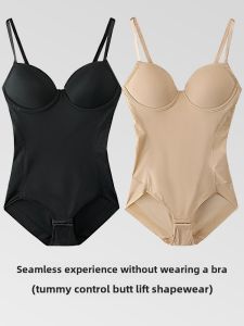 Ultra-Thin Spandex Corset ชุดเข้ารูปสําหรับผู้หญิงเซ็กซี่สลิง Bra One ชิ้นผ้าไนลอน Shaping ชุดชั้นในสําหรับฤดูร้อน