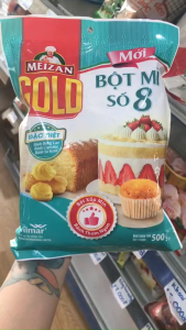 Bột Mì Số 8 Meizan Gold 500g Làm Bánh Bông Lan Cupcake Su Kem/ NL96