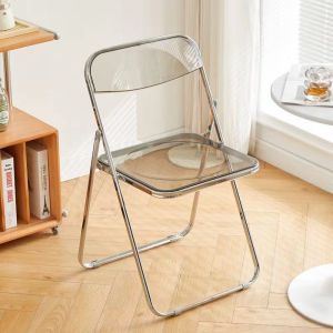 Jiaxun | Transparent Folding Chair Ins Simple Acrylic
