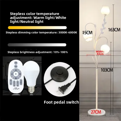 QIXIONG | Modern Nordic Style Remote Control Floor Lamp