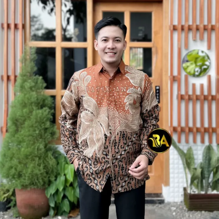 Couple%20Tunik%20Anggrek%20Blue%20Katun%20Seragam%20Batik%20Tunik%20Wanita%20Kerja%20Kantoran%20Jumbo%20Lengan%20Panjang%20-%20Image%206