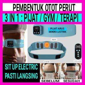 Korset 3in1 Gym Pembakar Lemak Pembentuk Pengecil Pelangsing Perut Meahirkan Pijat Pinggang Punggung