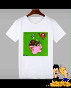 เสื้อยืดวง Silly fools รุ่นปกอัลบั้ม IQ180 ผ้า Cotton 100%