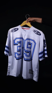 KHF | Jersey Vintage Number 39 Wanita Laki-Laki Cewek Futsal Bahan Dryfit Brazil Milano Full Printing Oversize Casual Rugby Retro Streetwear Hockey Retro NFL Bola Olahraga Boxyfit Pakaian