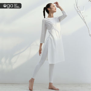 ชุดโยคะผ้าฝ้ายลินินหลวมสำหรับผู้หญิง ชุดสวดมนต์พักผ่อนหลังจากออกกำลังกาย ชุดโยคะฤดูร้อนสำหรับผู้หญิง ชุดออกกำลังกายแบบสวมหัว