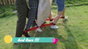 2PCS Legged Race Bands Work Building Games Outdoor Teamwork Game