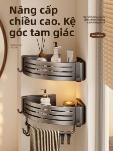 XIJIJIA | Kệ Để Đồ Tam Giác Treo Tường Cho Phòng Tắm