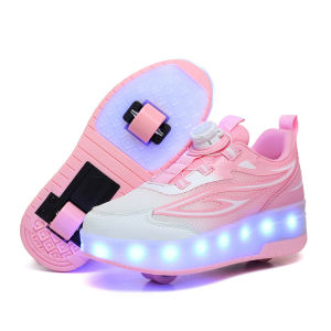 ZHUOLESHI | Light-up Skating Shoes Wheels