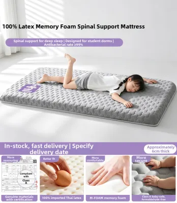 Nanjiren | Latex Memory Foam Mattress Topper Single Bed