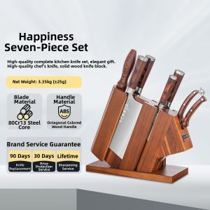 SHI BA ZI ZUO | Household Kitchen Knife Set Wooden Stand