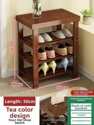 YONGJUE | Shoe Changing Bench with Shoe Rack